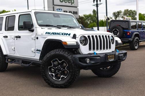 Bright White Clearcoat 2022 Jeep Wrangler Unlimited 4xe Rubicon