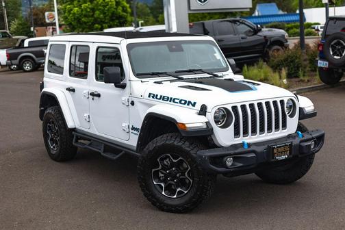 Bright White Clearcoat 2022 Jeep Wrangler Unlimited 4xe Rubicon