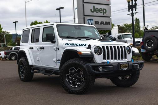 Bright White Clearcoat 2022 Jeep Wrangler Unlimited 4xe Rubicon