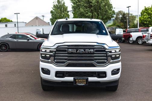 Bright White Clearcoat 2025 RAM 3500 Laramie Crew Cab 4x4 6'4' Box