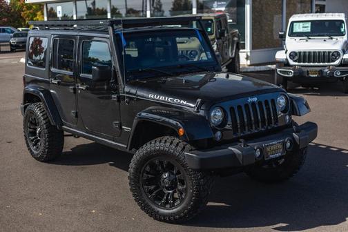Black Clearcoat 2018 Jeep Wrangler JK Unlimited Rubicon