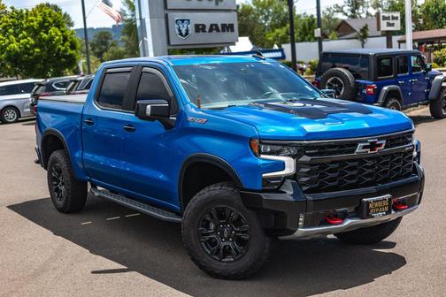 Glacier Blue Metallic 2022 Chevrolet Silverado 1500 ZR2