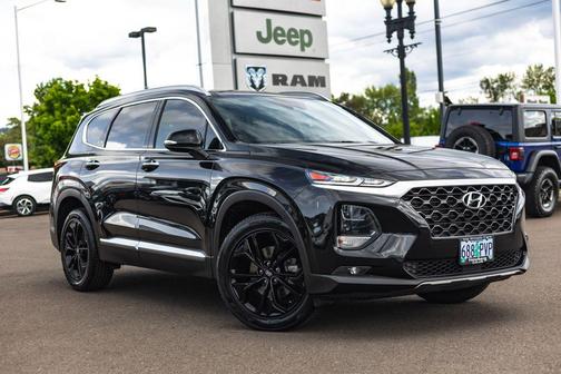 Twilight Black 2020 Hyundai SANTA FE SEL 2.4