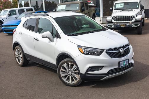 Summit White 2019 Buick Encore Preferred