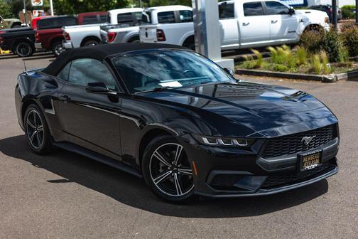 Shadow Black 2024 Ford Mustang EcoBoost Premium