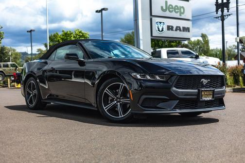 Shadow Black 2024 Ford Mustang EcoBoost Premium