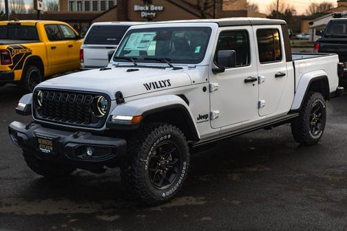 Bright White Clearcoat 2026 Jeep Gladiator Willys 4x4