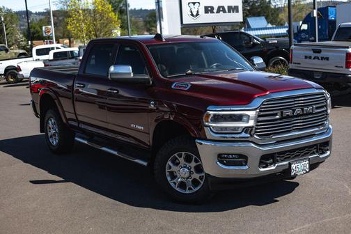 Delmonico Red Pearlcoat 2022 RAM 2500 Laramie Crew Cab 4x4 6'4' Box