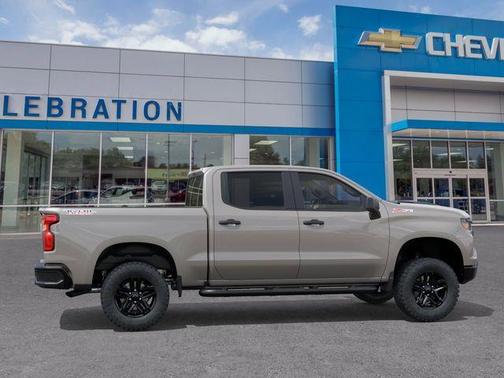 White Sand 2026 Chevrolet Silverado 1500 Custom Trail Boss