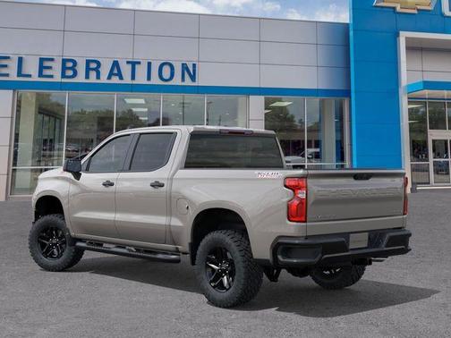 White Sand 2026 Chevrolet Silverado 1500 Custom Trail Boss