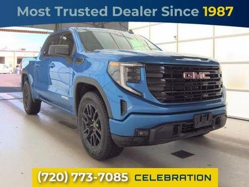Dynamic Blue Metallic 2023 GMC Sierra 1500 Elevation