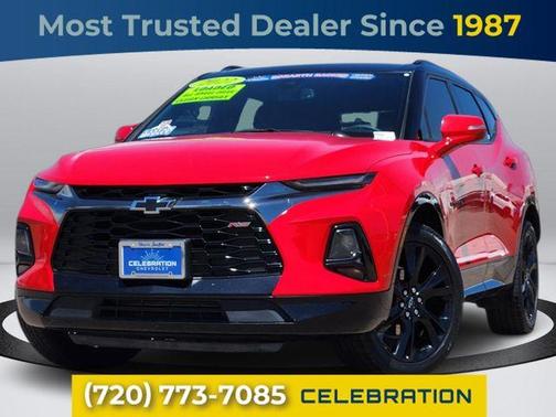 Red 2022 Chevrolet Blazer RS