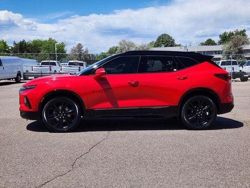 Red 2022 Chevrolet Blazer RS