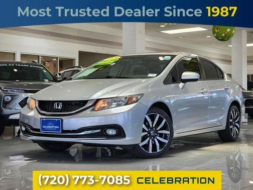 Alabaster Silver Metallic 2015 Honda Civic EX-L