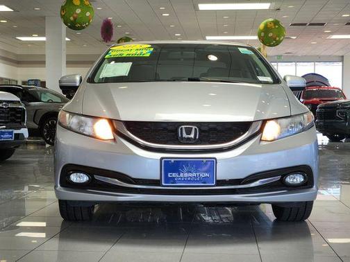 Alabaster Silver Metallic 2015 Honda Civic EX-L