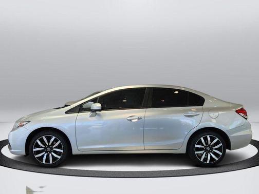 Alabaster Silver Metallic 2015 Honda Civic EX-L