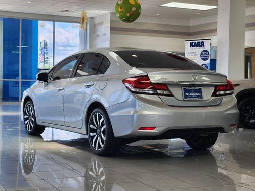 Alabaster Silver Metallic 2015 Honda Civic EX-L