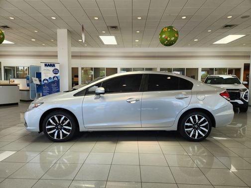Alabaster Silver Metallic 2015 Honda Civic EX-L