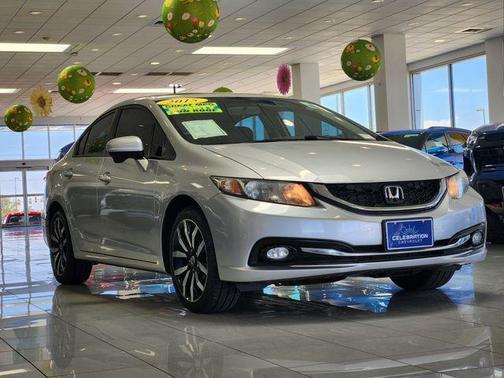 Alabaster Silver Metallic 2015 Honda Civic EX-L