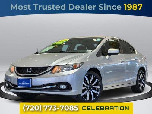 Alabaster Silver Metallic 2015 Honda Civic EX-L