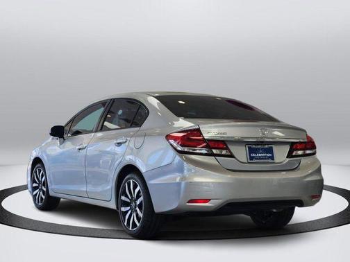 Alabaster Silver Metallic 2015 Honda Civic EX-L