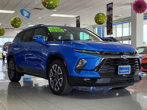 Rip Tide Blue 2025 Chevrolet Blazer RS