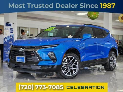 Rip Tide Blue 2025 Chevrolet Blazer RS