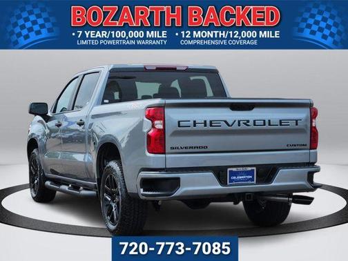 Sterling Gray Metallic 2026 Chevrolet Silverado 1500 Custom