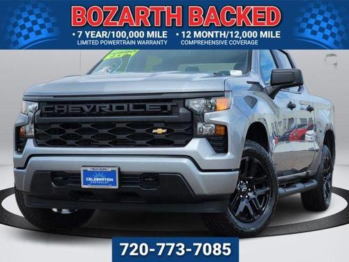 Sterling Gray Metallic 2026 Chevrolet Silverado 1500 Custom