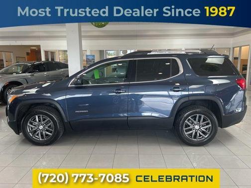Blue Steel Metallic 2018 GMC Acadia SLT-1