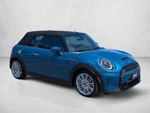 Island Blue Metallic 2024 MINI Convertible Cooper S
