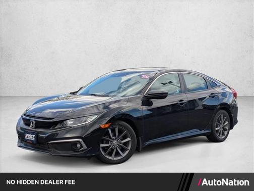 Crystal Black Pearl 2019 Honda Civic EX-L