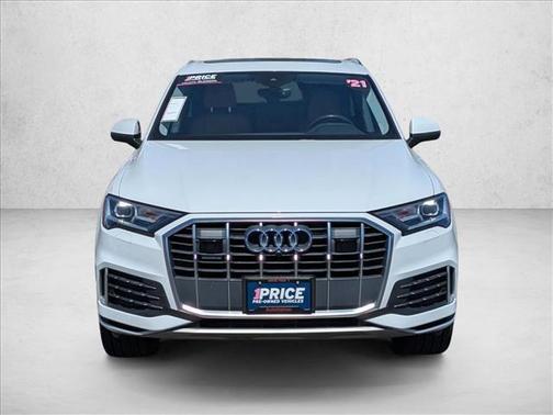 Glacier White Metallic 2021 Audi Q7 45 Premium Plus