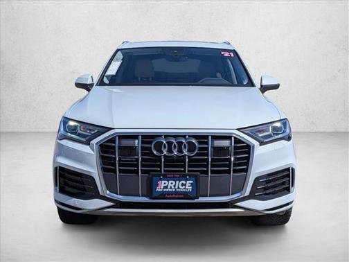 Glacier White Metallic 2021 Audi Q7 45 Premium Plus