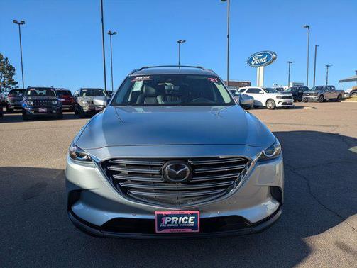 Sonic Silver Metallic 2021 Mazda CX-9 Touring
