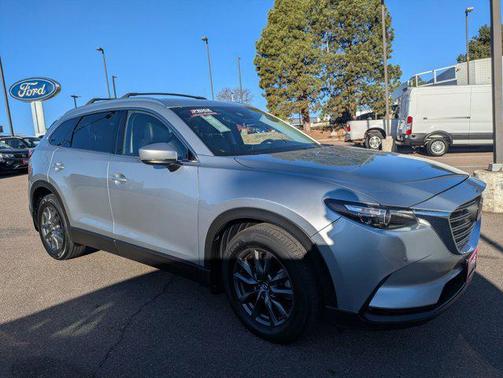 Sonic Silver Metallic 2021 Mazda CX-9 Touring