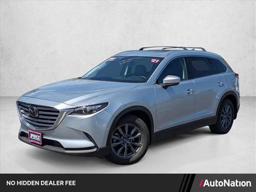 Sonic Silver Metallic 2021 Mazda CX-9 Touring