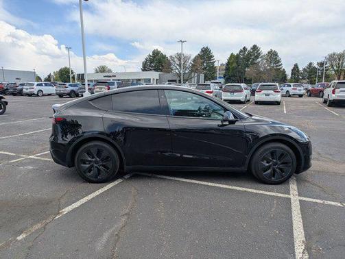 Solid Black 2025 Tesla Model Y Long Range Dual Motor All-Wheel Drive