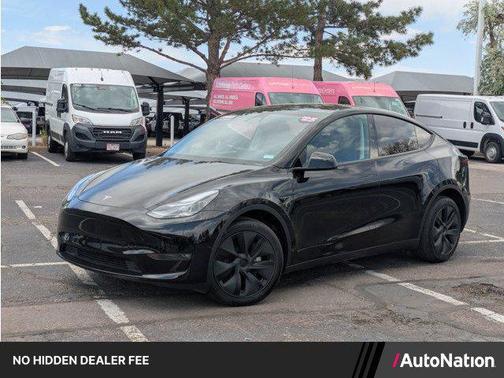 Solid Black 2025 Tesla Model Y Long Range Dual Motor All-Wheel Drive