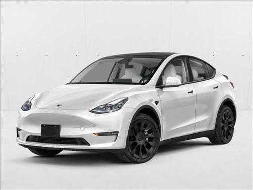 Solid Black 2025 Tesla Model Y Long Range Dual Motor All-Wheel Drive