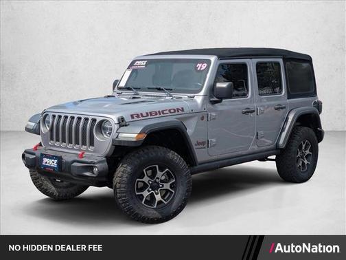 Billet Silver Metallic Clearcoat 2019 Jeep Wrangler Unlimited Rubicon