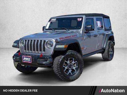 Billet Silver Metallic Clearcoat 2019 Jeep Wrangler Unlimited Rubicon