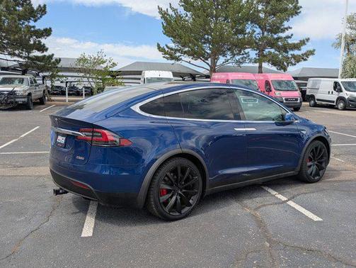 Deep Blue Metallic 2016 Tesla Model X P90D