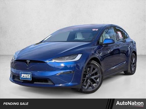 Deep Blue Metallic 2024 Tesla Model X Long Range