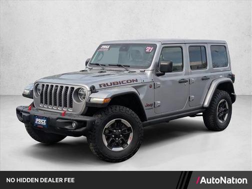 Billet Silver Metallic Clearcoat 2021 Jeep Wrangler Unlimited Rubicon