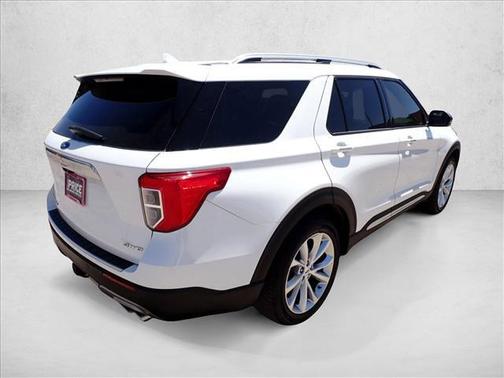 Star White Metallic Tri-Coat 2023 Ford Explorer Platinum