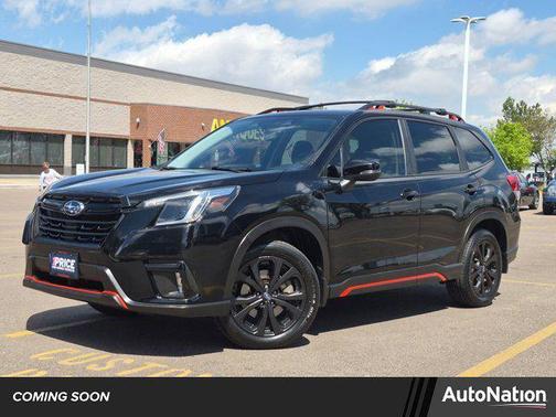 Crystal Black Silica 2022 Subaru Forester Sport
