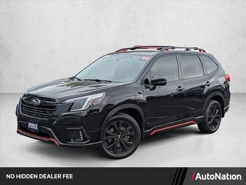 Crystal Black Silica 2022 Subaru Forester Sport