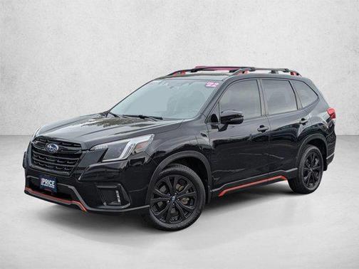Crystal Black Silica 2022 Subaru Forester Sport