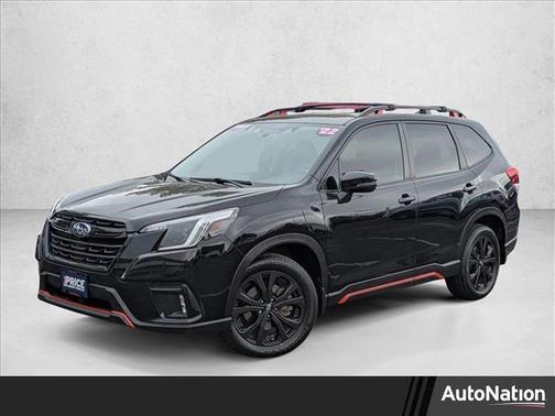 Crystal Black Silica 2022 Subaru Forester Sport